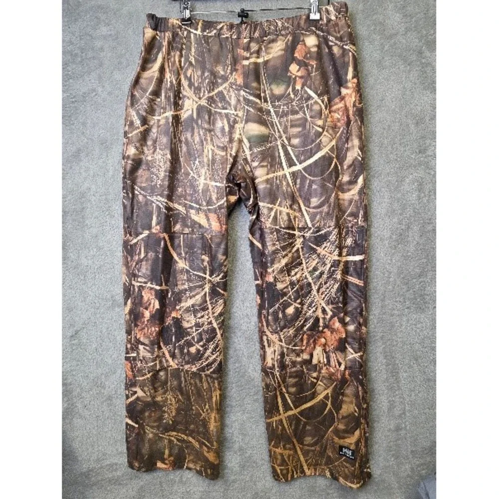 Helly Hansen Workwear Waterproof Camo Hunting Pants XXL‎ Drawstring Waist Mens